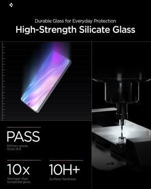Spigen Galaxy S26 Plus Screen Protector - AluminaCore Glas.tR EZ Fit (2 Pack) – Clear – detail image 5