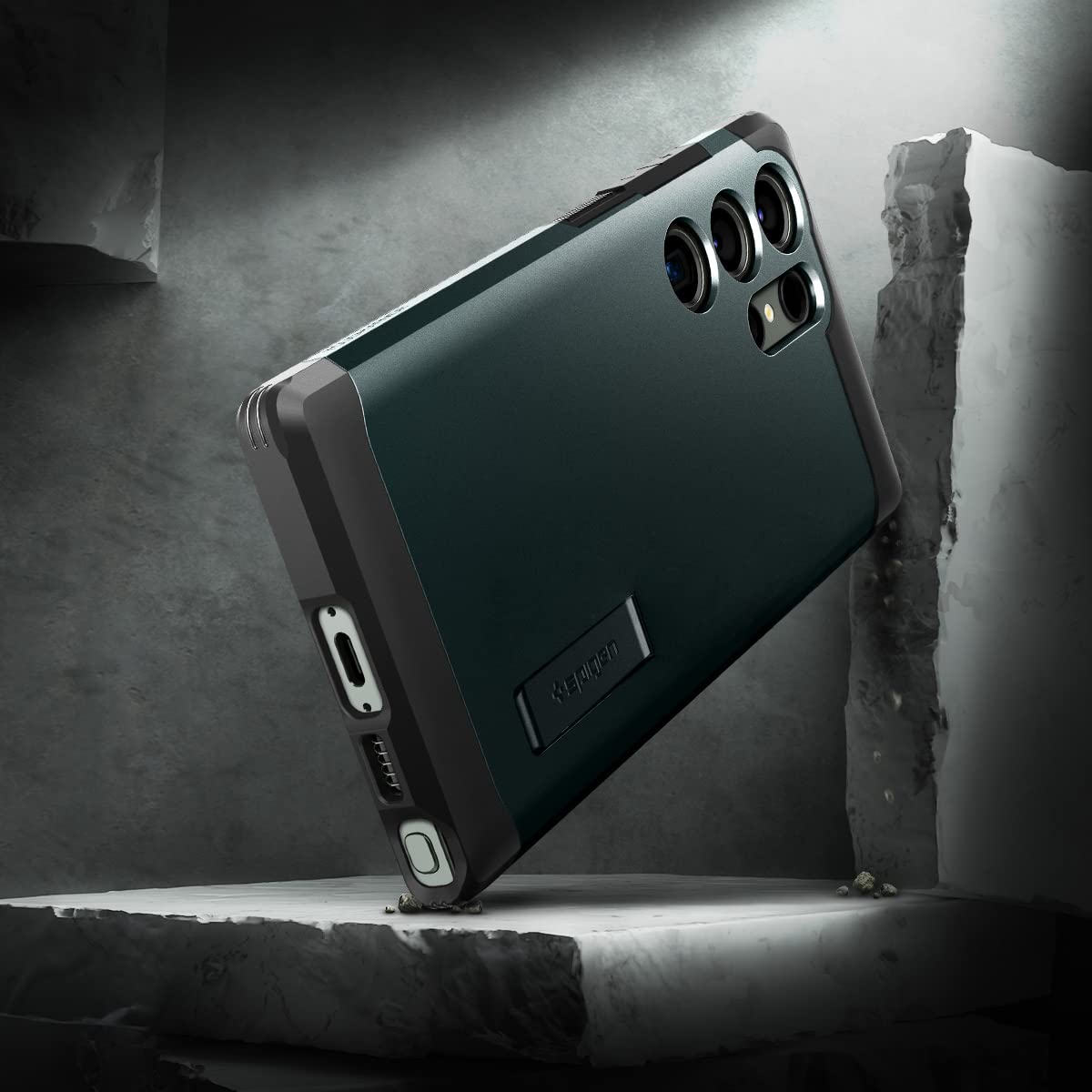 Spigen Galaxy S23 Ultra Case – Tough Armor - Galaxy S23 Ultra - Abyss Green - image 3