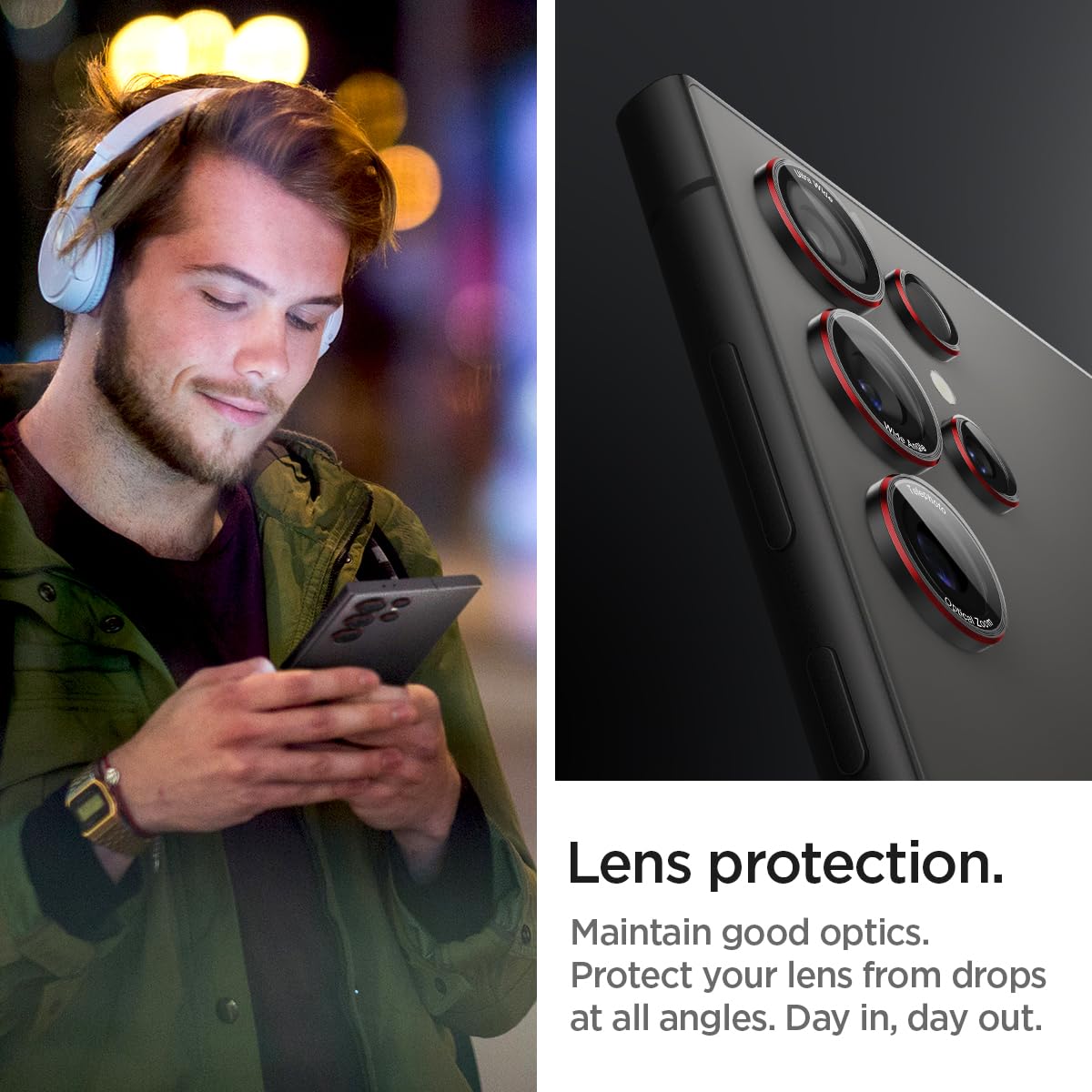Spigen Galaxy S24 Ultra Lens Protector – Optik Pro EZ Fit (2 Pack) – L-Series – product image 3
