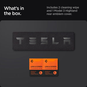 Spigen rear emblem cover package contents