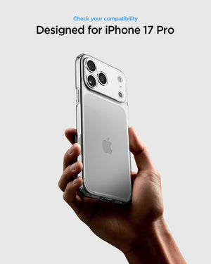 Spigen iPhone 17 Pro Ultra Hybrid case in Crystal Clear - compatibility confirmation