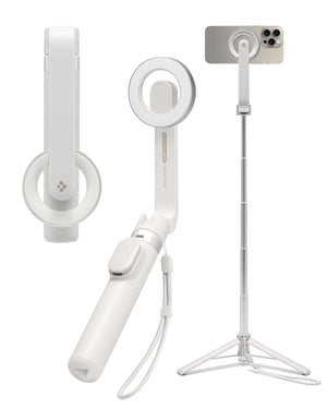 Spigen S571W MagFit selfie stick tripod in Dune Beige