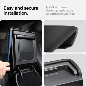 Spigen Tesla center console armrest cover black view 7