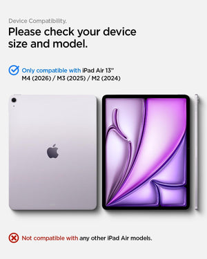 Spigen iPad Air 13-inch Glas.tR EZ Fit screen protector - Transparency - image 2