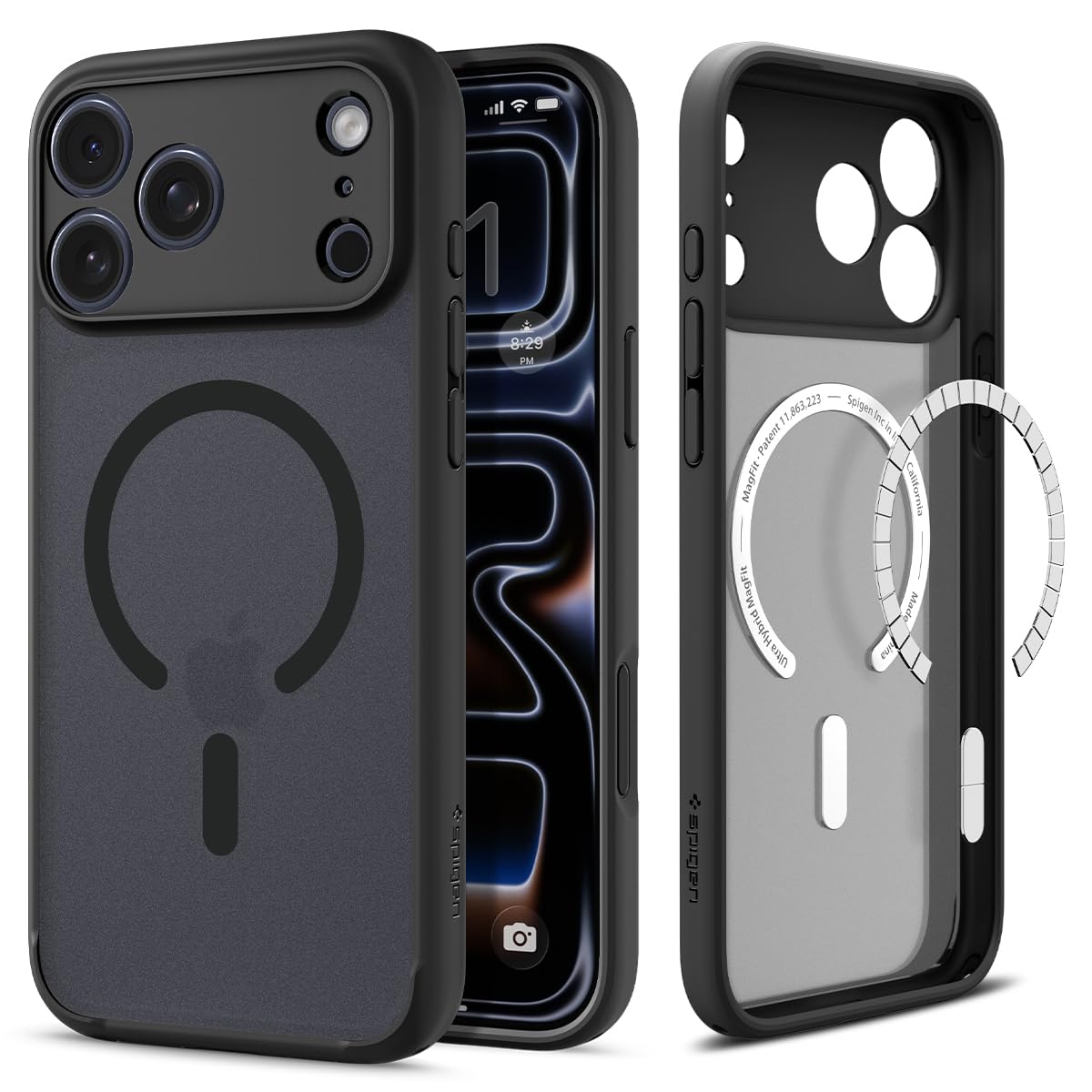 Spigen iPhone 17 Pro Max Case - Ultra Hybrid (MagFit) - Frost Black