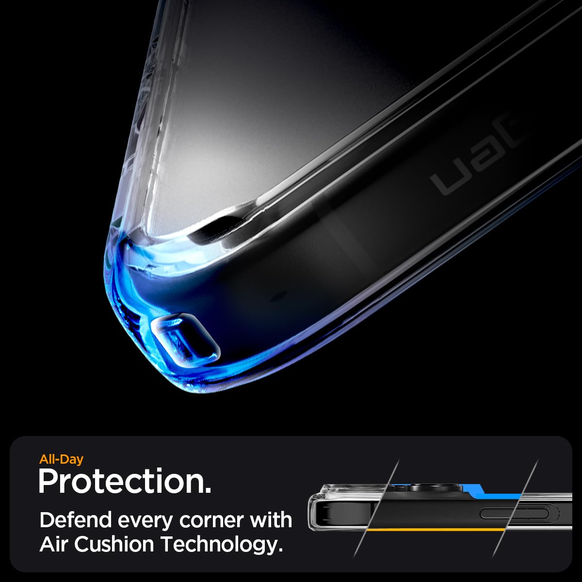 Spigen iPhone 16 Pro Case – Ultra Hybrid (MagFit) – Graphite – detail image 5