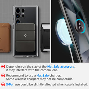 Spigen Galaxy S24 Ultra Case – Ultra Hybrid Metal Ring (MagFit) - Galaxy S24 Ultra - Zero One Natural Titanium - image 6