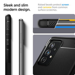 Spigen Galaxy A52 Series Case - Rugged Armor - Matte Black - image 3