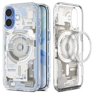 Spigen iPhone 17 Case – Ultra Hybrid Zero One (MagFit) - Zero One Natural Titanium - image 1