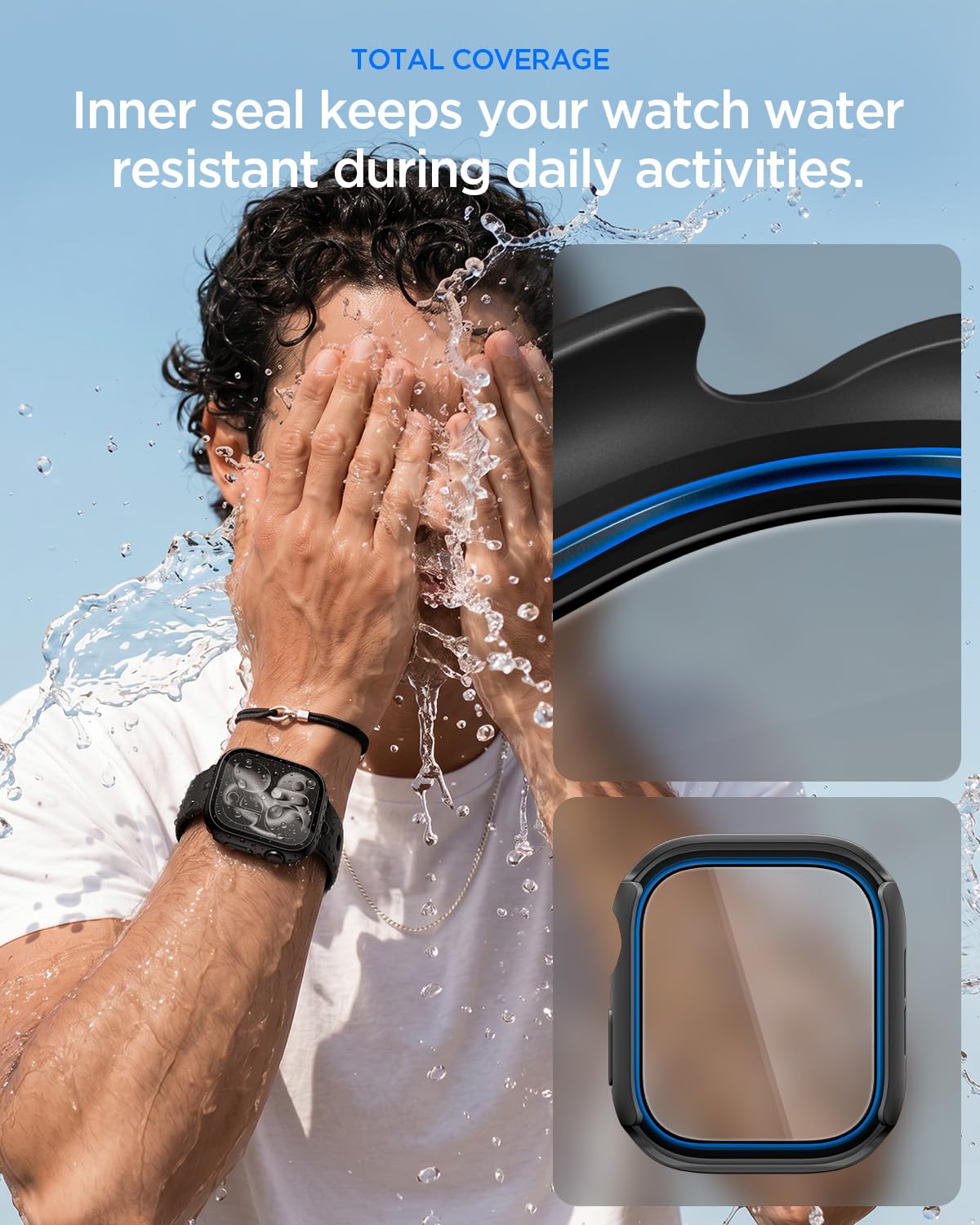 Spigen Thin Fit 360 Apple Watch Series 11/10 42mm Waterproof Case - Black - image 5