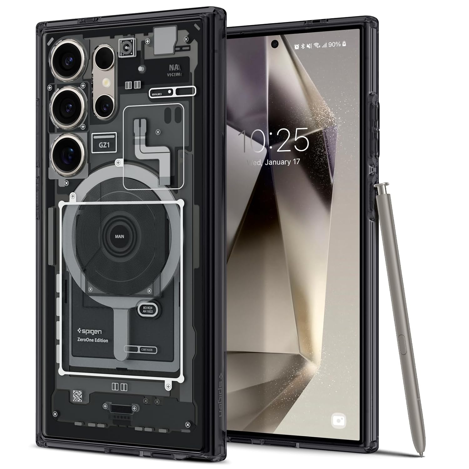 Spigen Galaxy S24 Ultra Case Ultra Hybrid Metal Ring (MagFit)