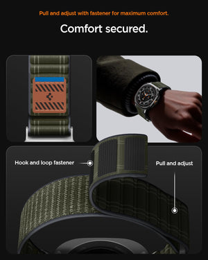 Spigen Galaxy Watch Ultra 2 & Ultra 47mm Band - WBF0 - Green - image 6