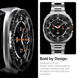 Spigen Galaxy Watch Ultra 2 47mm Bezel Case - Bezel Tune Pro - Black - image 3