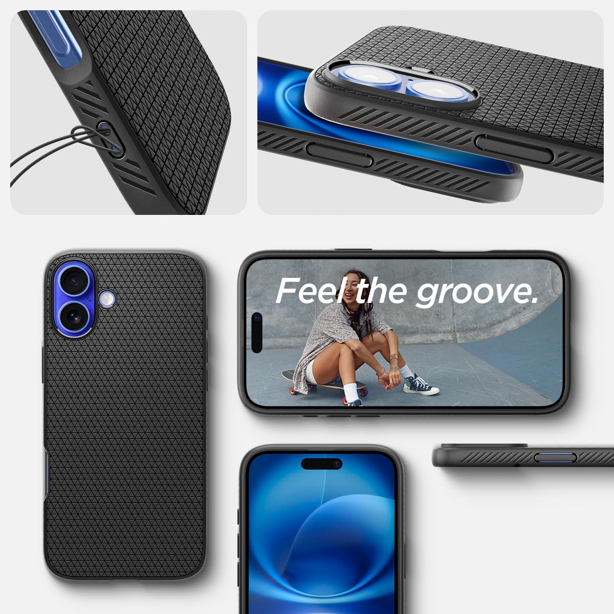 Spigen iPhone 16 Case – Liquid Air – detail image 7