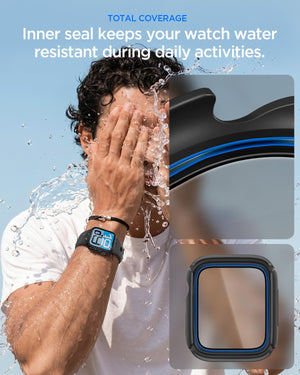 Spigen Thin Fit 360 Apple Watch SE 3/2 40mm Waterproof Case - Black - image 5