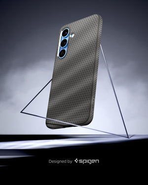 Spigen Galaxy S25 Liquid Air Marble Gray case view 3