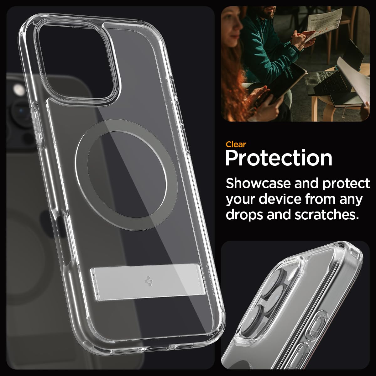 Spigen iPhone 16 Pro Max Case – Ultra Hybrid S (MagFit) - Amazon remaining repair image 13