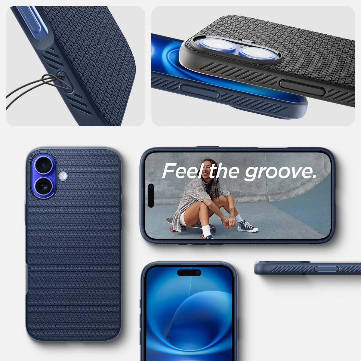 Spigen iPhone 16 Case – Liquid Air – detail image 14