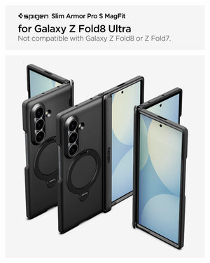 Spigen Galaxy Z Fold 8 Ultra Case Slim Armor Pro S MagFit - Black - image 3