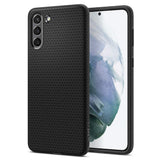Spigen Galaxy S21 Case - Liquid Air - Matte Black - image 1
