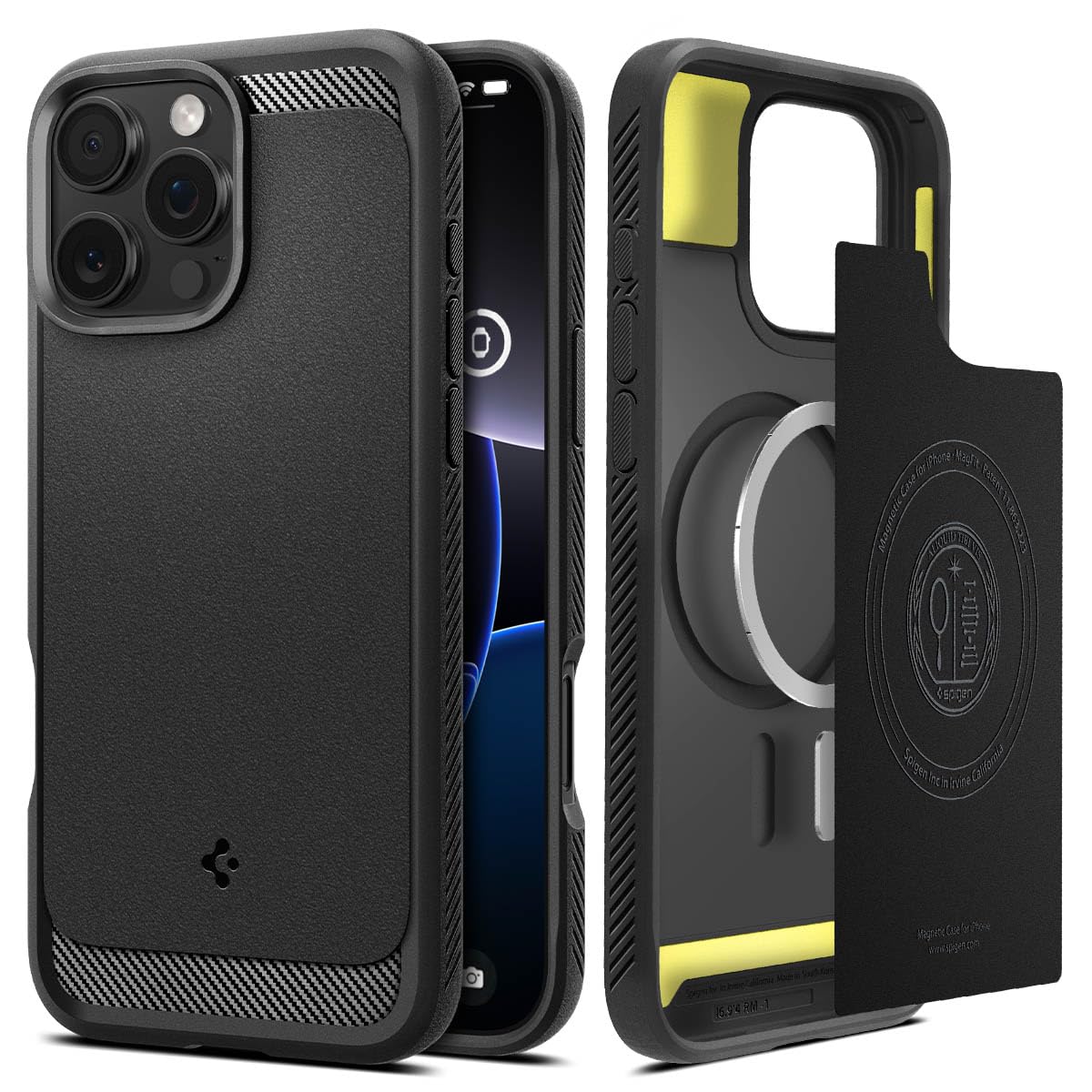 Spigen iPhone 16 Pro Max Case – Rugged Armor (MagFit) - Amazon US image 1