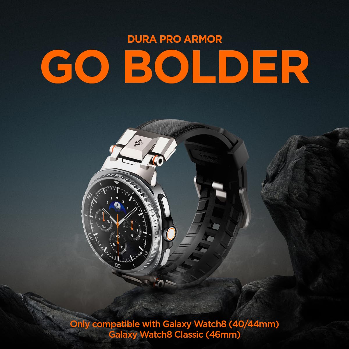 Spigen Galaxy Watch 9 Band - DuraPro Armor - Black DuraPro Armor - image 2