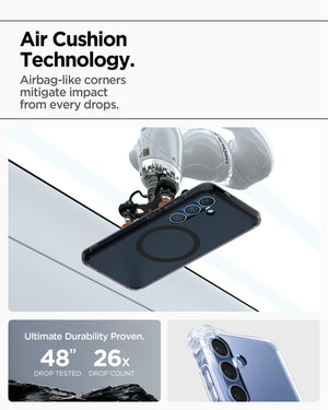 Spigen Galaxy S25 Case - Ultra Hybrid MagFit - Frost Black - image 7