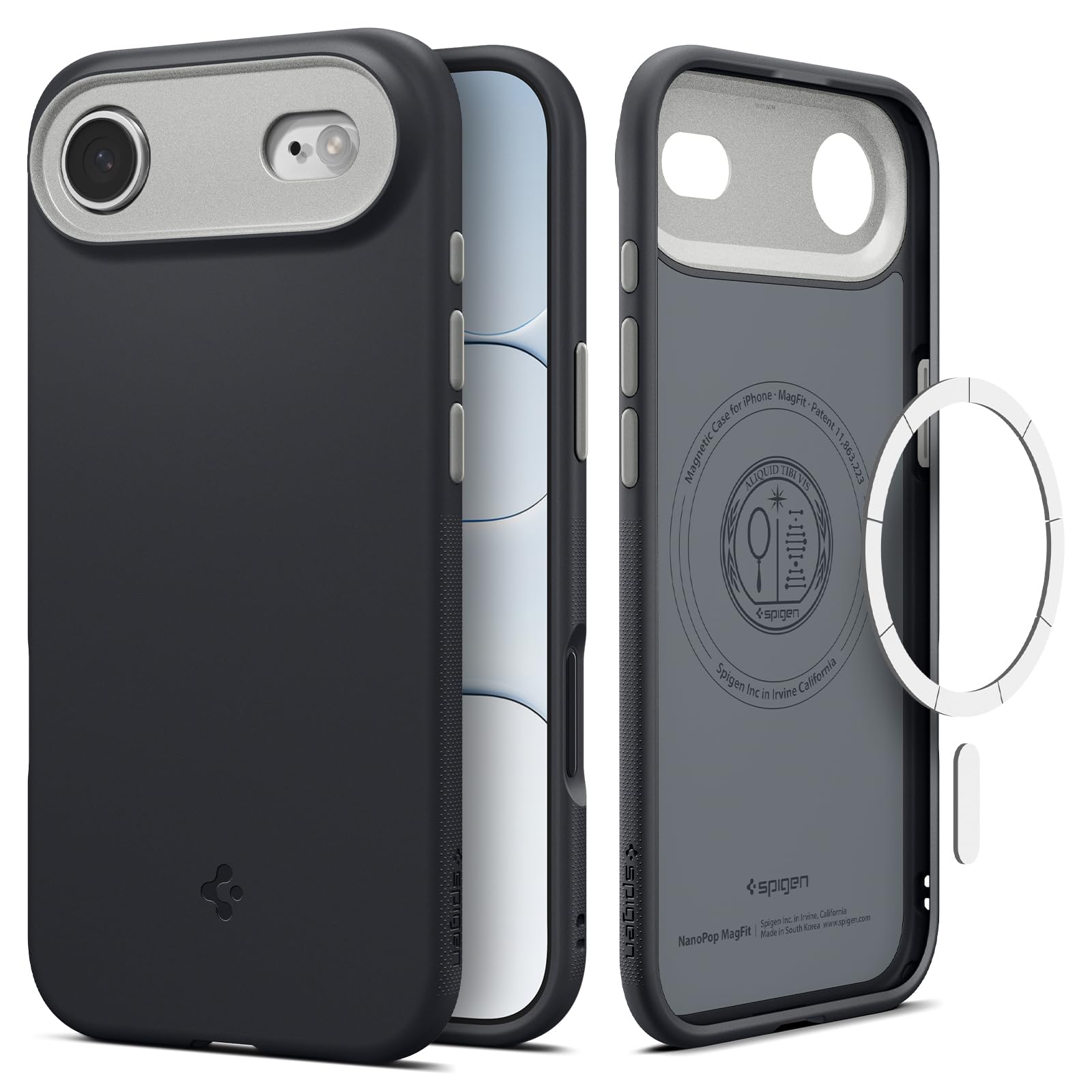 Spigen iPhone Air Case – Nano Pop (MagFit) - Black Sesame