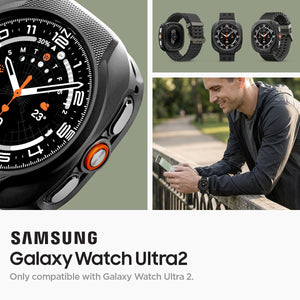 Spigen Galaxy Watch Ultra 2 47mm Case - Liquid Air - Matte Black - image 2
