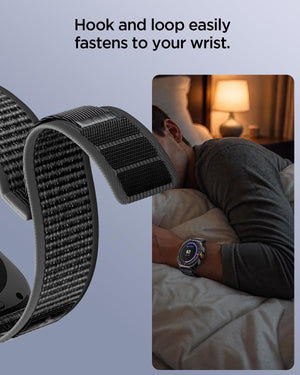Spigen Galaxy Watch Ultra 2 & Ultra 47mm Band - Athlex Air - Active Black Gray - image 5