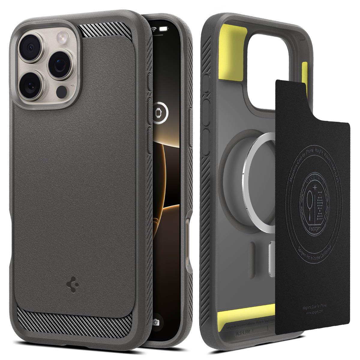Spigen iPhone 16 Pro Max Case – Rugged Armor (MagFit) - Amazon US image 8