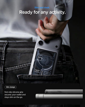 Zero One Black Ultra Hybrid wallet slim profile