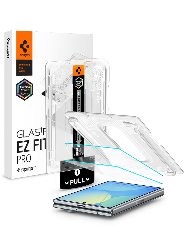 Spigen Galaxy Z Fold 8 Screen Protector GLAS.tR EZ Fit Pro (2 Pack)