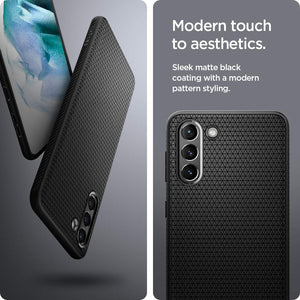 Spigen Galaxy S21 Case - Liquid Air - Matte Black - image 3