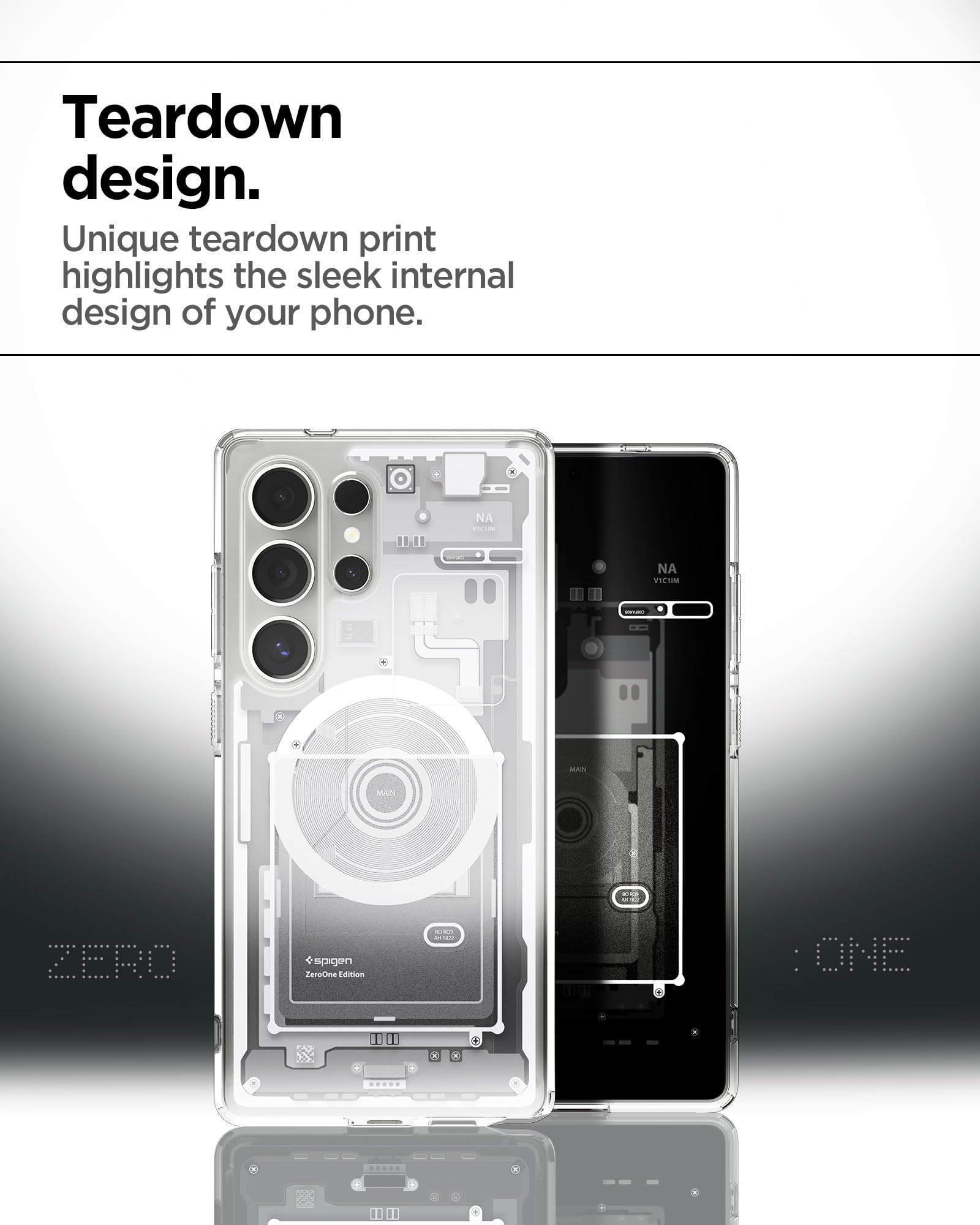 Spigen Galaxy S25 Ultra Ultra Hybrid MagFit Zero One White case view 6