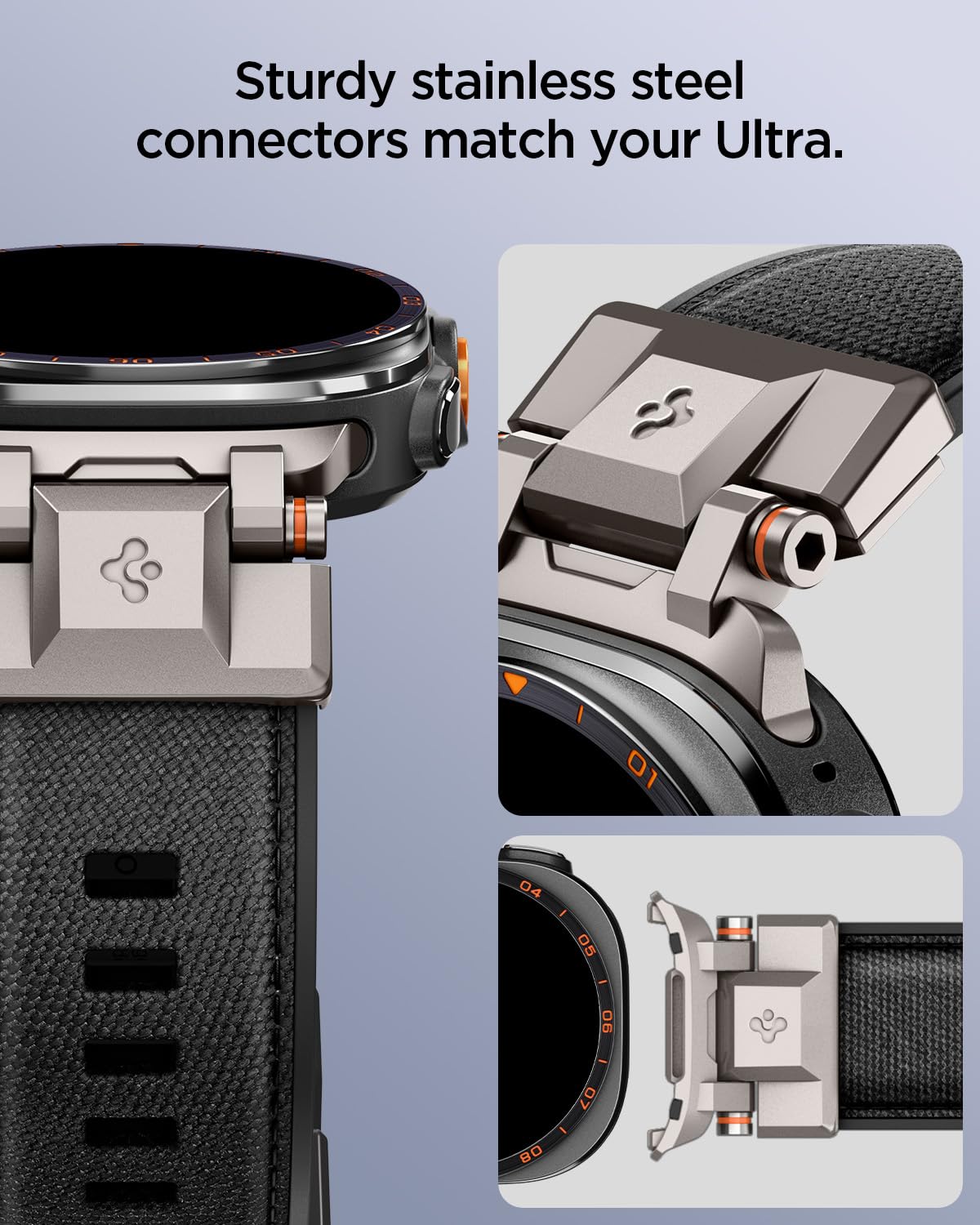 Spigen Galaxy Watch Ultra 2 & Ultra 47mm Band - DuraPro Armor - Black - image 7