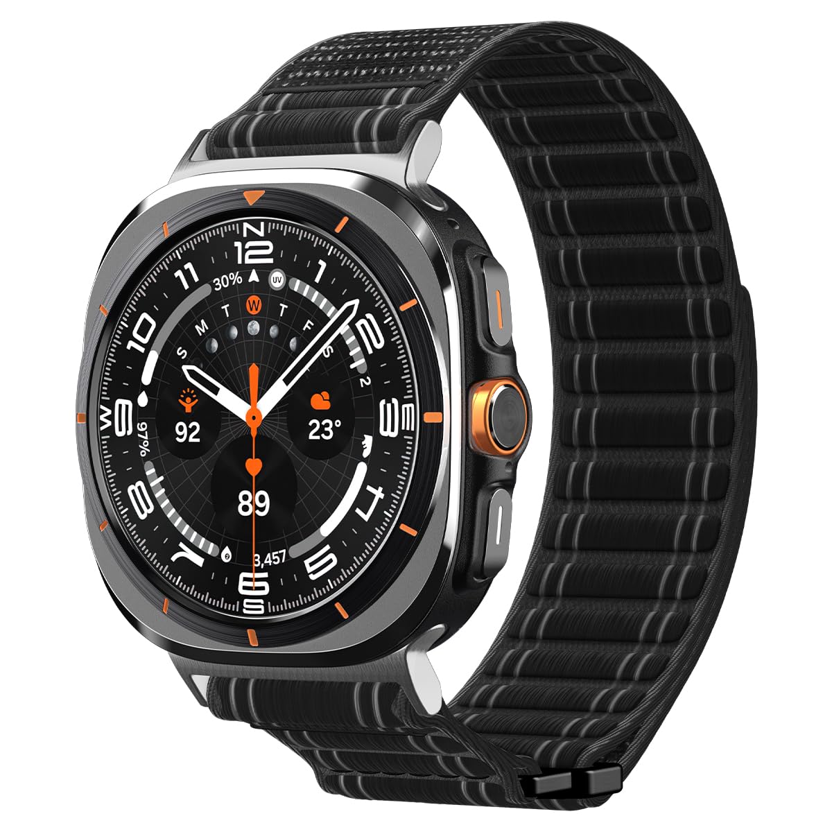 Spigen Galaxy Watch Ultra 2 & Ultra 47mm Band - WBF0 - Black - image 1