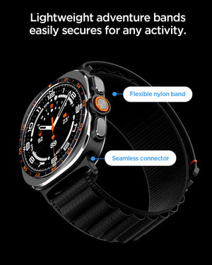 Spigen Galaxy Watch Ultra 2 & Ultra 47mm Band - WBF1 - Black - image 4