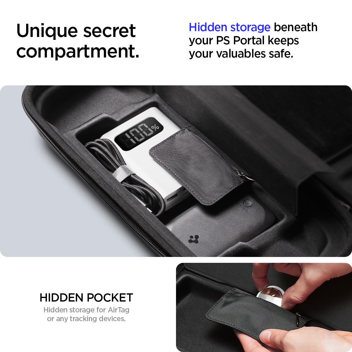 Spigen PlayStation Portal Rugged Armor Pro Carrying Case - image 3