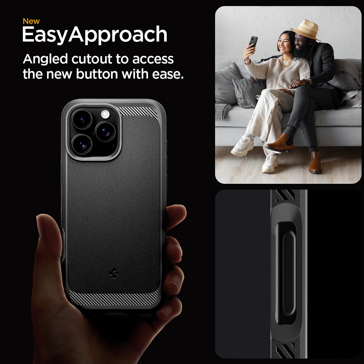 Spigen iPhone 16 Pro Case – Rugged Armor (MagFit) – detail image 7
