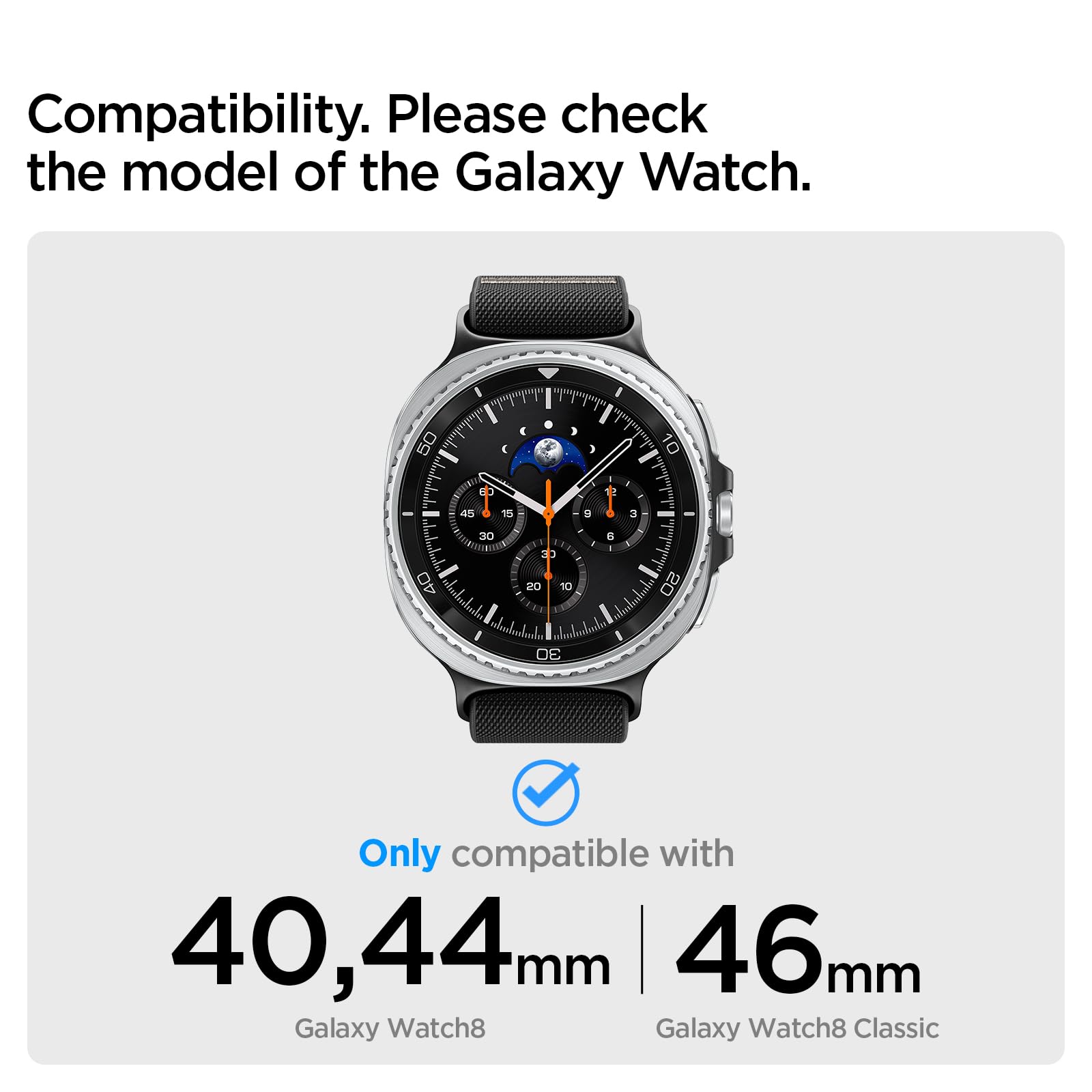 Spigen Galaxy Watch 8 Band - Lite Fit - Black - image 2