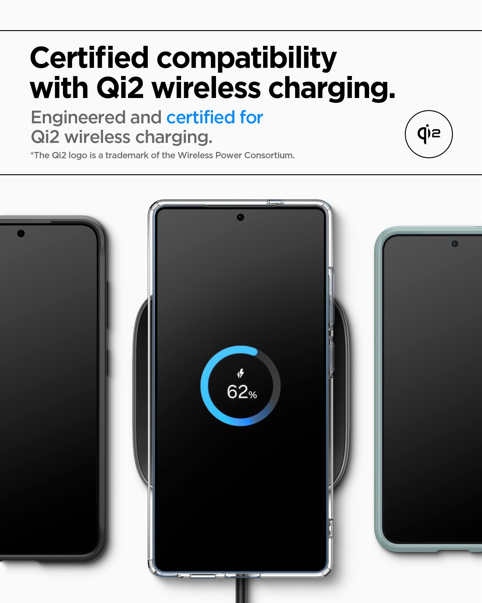 Spigen Galaxy S25 Case - Ultra Hybrid MagFit - Frost Black - image 3
