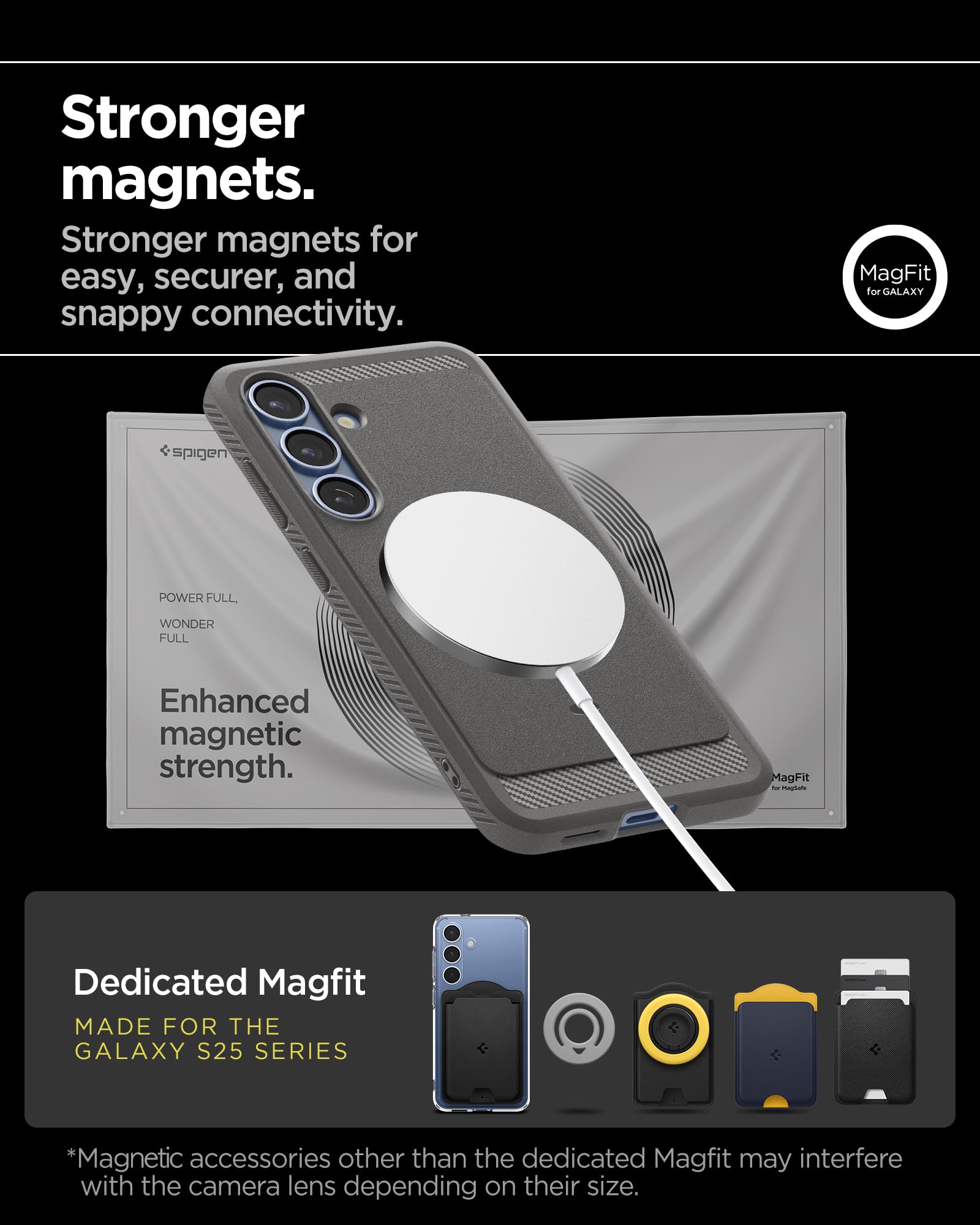 Spigen Galaxy S25 Plus Case - Rugged Armor MagFit - Marble Gray – image 7
