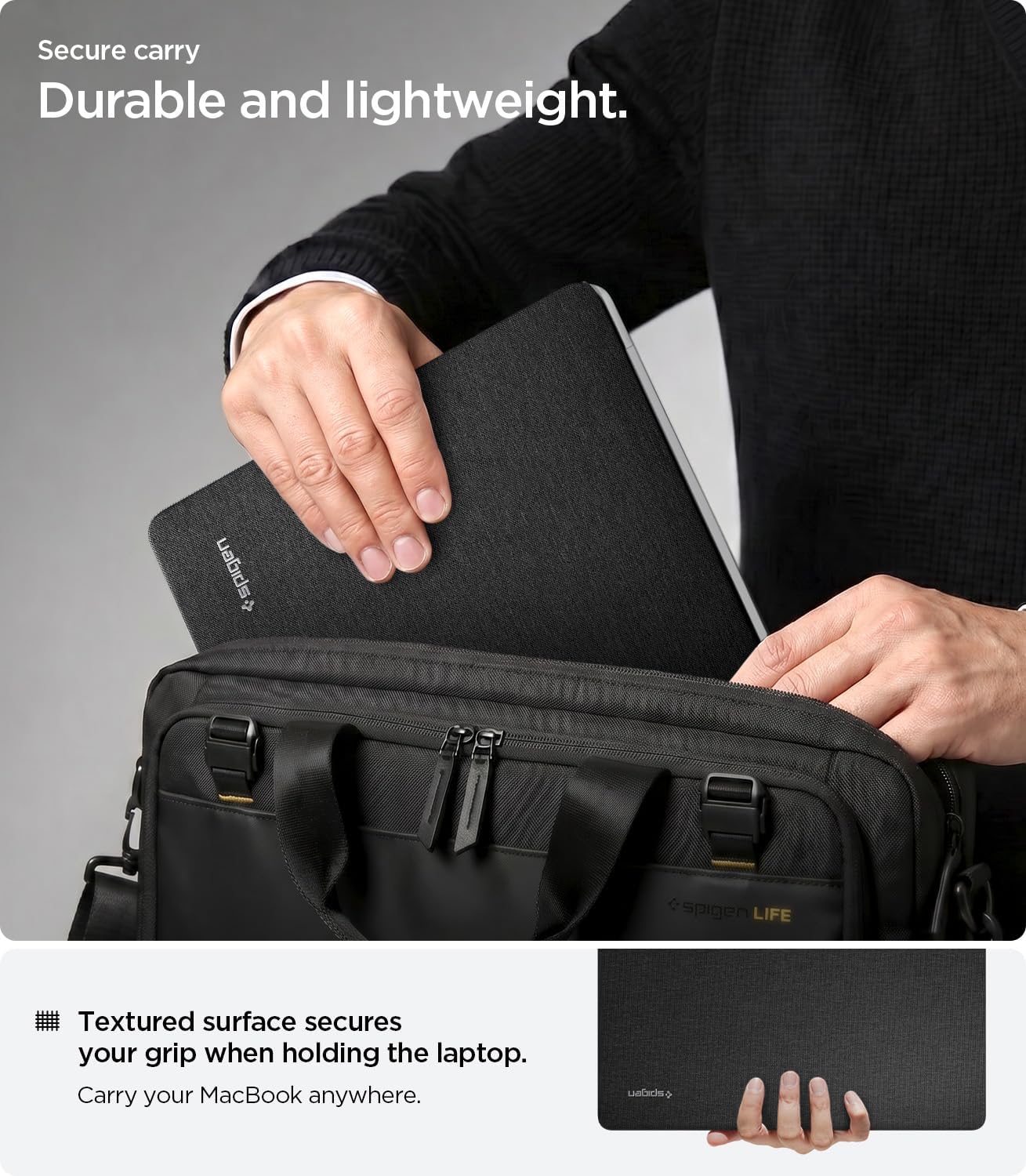 Spigen MacBook Pro 16-inch Urban Fit case - Black - ACS04211 - image 4