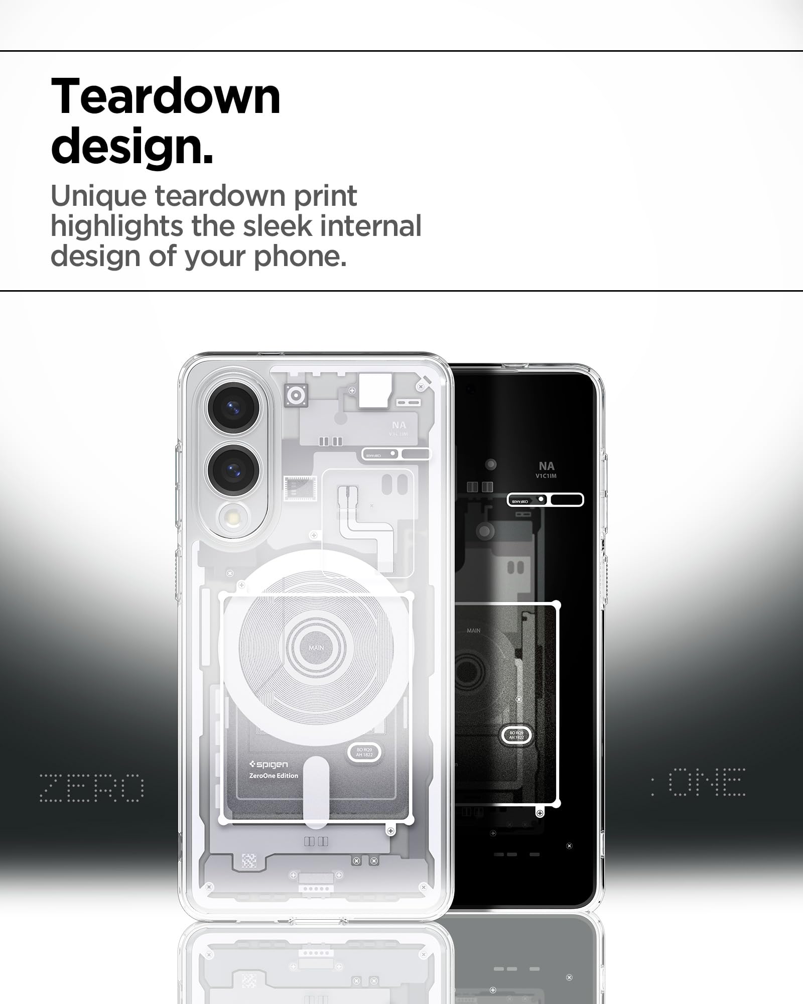 Spigen Galaxy S25 Edge Case - Ultra Hybrid MagFit - Zero One White - image 4