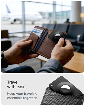 Spigen AirTag Air Fit 2 Slim Wallet Holder - travel carry