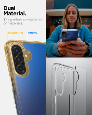 PC and TPU hybrid construction of Galaxy A17 clear case