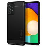 Spigen Galaxy A52 Series Case - Rugged Armor - Matte Black - image 1