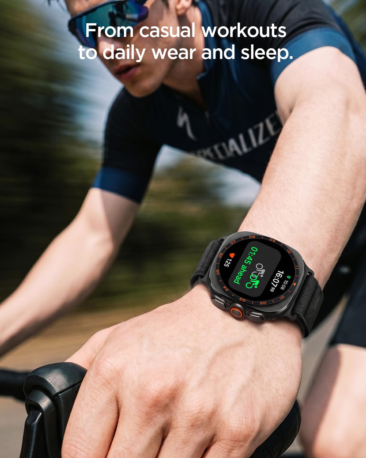 Spigen Galaxy Watch Ultra 2 & Ultra 47mm Band - WBF1 - Black - image 6