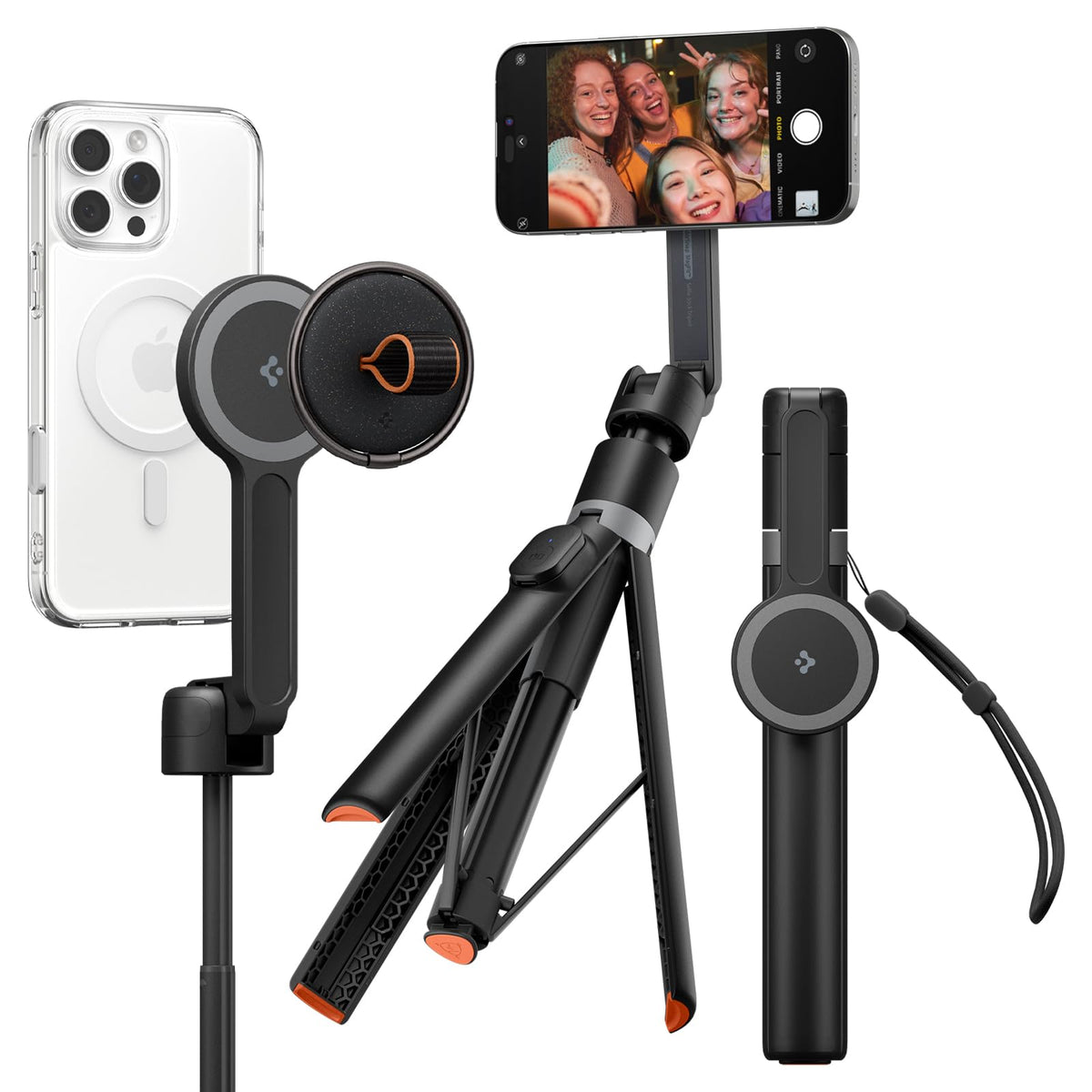 Spigen S581W 66.34-inch MagFit selfie stick tripod - product overview
